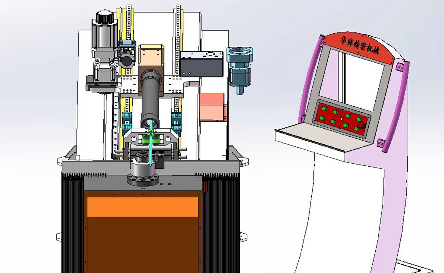 Mașină de îndoit tije cu servocomandă cu funcție opțională de simulare 3D